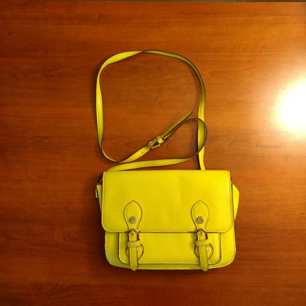 Steve Madden Flourescent Yellow Crossbody Bag